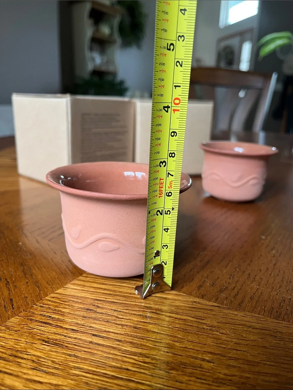 Avon Raspberry-Scented Ceramic Votive Pair in Terracotta